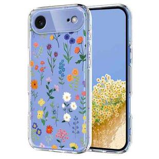 For iPhone 17 Air Flower Pattern Painted TPU Phone Case(Daisy)
