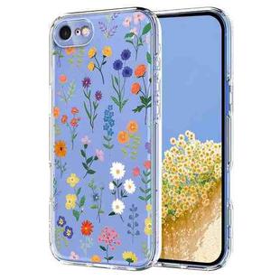 For iPhone SE 2022 / 2020 / 8 / 7 Flower Pattern Painted TPU Phone Case(Daisy)