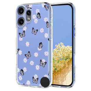 For Nothing CMF Phone 2 Pro Flower Pattern Painted TPU Phone Case(Little Butterfly)