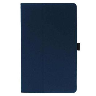 For TCL Tab 11 Gen 2 2-Folding Magnetic Shockproof Leather Tablet Case(Dark Blue)