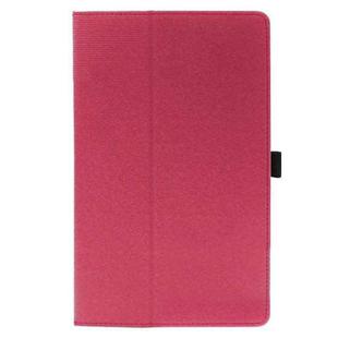 For TCL Tab 11 Gen 2 2-Folding Magnetic Shockproof Leather Tablet Case(Red)