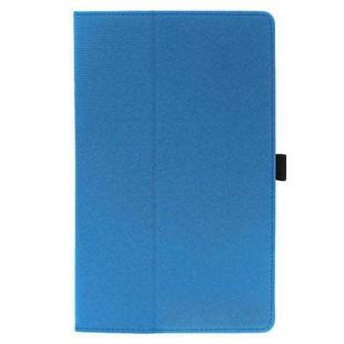 For TCL Tab 11 Gen 2 2-Folding Magnetic Shockproof Leather Tablet Case(Light Blue)