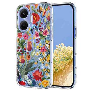 For Redmi Turbo 4 Pro 5G / Poco F7 5G Flower Pattern Painted TPU Phone Case(lily)