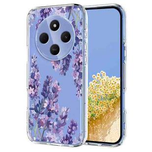 For Redmi 14C / Poco C75 Flower Pattern Painted TPU Phone Case(Wisteria)