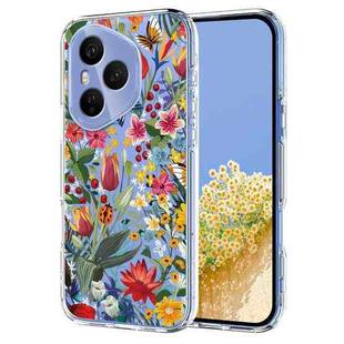 For Honor 400 Pro Global 160.8mm Flower Pattern Painted TPU Phone Case(lily)