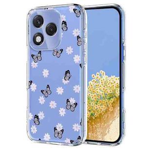 For Honor 400 Lite Global Flower Pattern Painted TPU Phone Case(Little Butterfly)