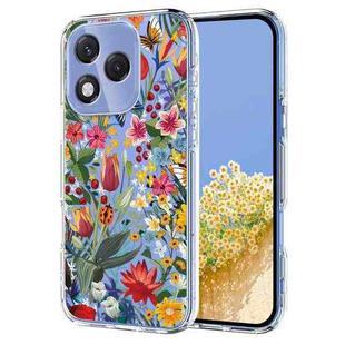 For Honor 400 Lite Global Flower Pattern Painted TPU Phone Case(lily)