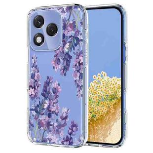 For Honor 400 Lite Global Flower Pattern Painted TPU Phone Case(Wisteria)