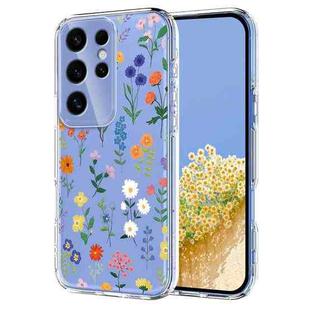 For Samsung Galaxy S25 Ultra 5G Flower Pattern Painted TPU Phone Case(Daisy)