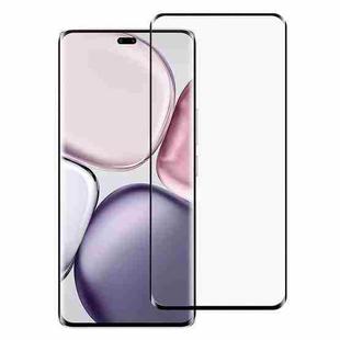 For Honor Magic7 Lite Full Glue 9H HD 3D Curved Edge Tempered Glass Film(Black)