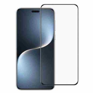 For Honor Magic7 Pro Full Glue 9H HD 3D Curved Edge Tempered Glass Film(Black)