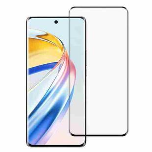 For Honor X9b Full Glue 9H HD 3D Curved Edge Tempered Glass Film(Black)