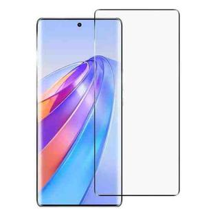 For Honor X40 Full Glue 9H HD 3D Curved Edge Tempered Glass Film(Black)