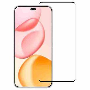 For Honor 90 Full Glue 9H HD 3D Curved Edge Tempered Glass Film(Black)
