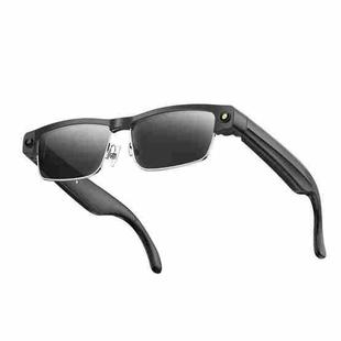 L802 Smart Glasses with 8MP HD Camera Video Recording WiFi Transmission Al Smart Voice Assistant Smart Wearable Headset(Sunglasses Silver Frame)