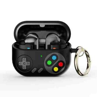 For Samsung Galaxy Buds3 / Buds3 Pro Retro Game Console Style Earphone Silicone Protective Case(Black)
