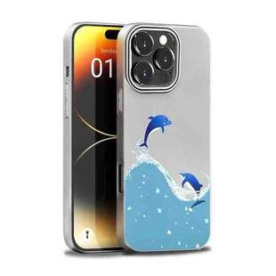 For iPhone 13 Pro Ultra-thin Skin Feel MagSafe Magnetic PC Phone Case(Dolphin)