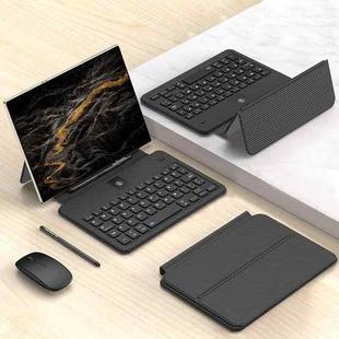 For Honor Magic V3 / Vs3 / V2 / Vs2 / V GKK Integrated Full Coverage Bluetooth Keyboard Leather Case Set with Pen and Mouse(Carbon Fiber Texture)