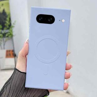 For Google Pixel 8a Solid Color Liquid Silicone MagSafe Magnetic Phone Case(Yuanfeng Blue)