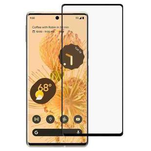 For Google Pixel 6 Pro Full Glue 9H HD 3D Curved Edge Tempered Glass Film(Black)