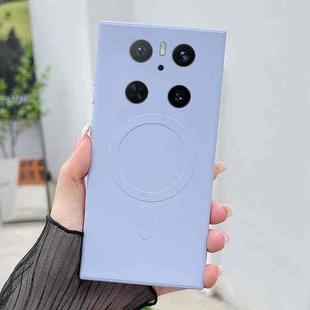 For Huawei Mate 70 Solid Color Liquid Silicone MagSafe Magnetic Phone Case(Yuanfeng Blue)