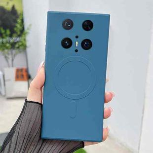For Huawei Mate 70 Pro / 70 Pro+ Solid Color Liquid Silicone MagSafe Magnetic Phone Case(Royal Blue)