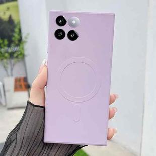 For Xiaomi 14 Solid Color Liquid Silicone MagSafe Magnetic Phone Case(Grass Purple)