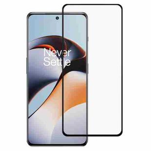 For OnePlus Ace 2 Full Glue 9H HD 3D Curved Edge Tempered Glass Film(Black)