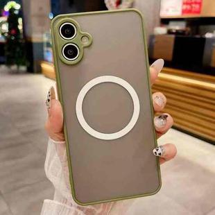 For Samsung Galaxy A05 Hawkeye Skin Feel MagSafe Phone Case(Army Green)