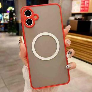 For Samsung Galaxy A05 Hawkeye Skin Feel MagSafe Phone Case(Red)