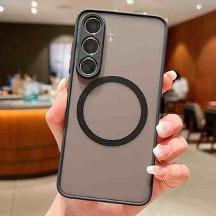 For Samsung Galaxy A56 5G Hawkeye Skin Feel MagSafe Phone Case(Black)