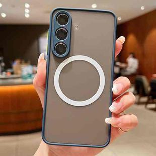 For Samsung Galaxy A56 5G Hawkeye Skin Feel MagSafe Phone Case(Royal Blue)