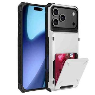 For iPhone 17 Pro Max Scratch-Resistant Shockproof Heavy Duty Rugged Armor Phone Case(White)