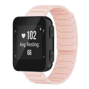 For Garmin Forerunner 35/30/35J 20mm xDfind Magnetic Silicone Watch Band(Pink Sand)