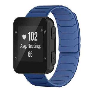 For Garmin Forerunner 35/30/35J 20mm xDfind Magnetic Silicone Watch Band(Navy Blue)
