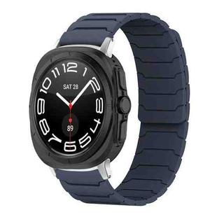 For Samsung Galaxy Watch Ultra / Ultra 2025 xDfind Magnetic Silicone Watch Band(Midnight Blue)