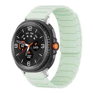 For Samsung Galaxy Watch8 / 8 Classic xDfind Magnetic Silicone Watch Band(Mint Green)