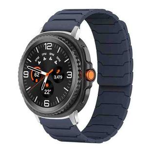 For Samsung Galaxy Watch8 / 8 Classic xDfind Magnetic Silicone Watch Band(Midnight Blue)
