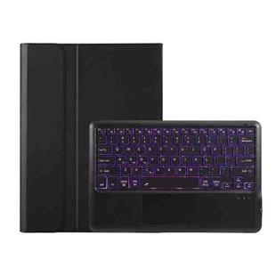 For Xiaomi Pad 7S Pro 12.5 inch Ultra-thin Detachable Backlight Bluetooth Keyboard Leather Tablet Case with Touchpad(Black)