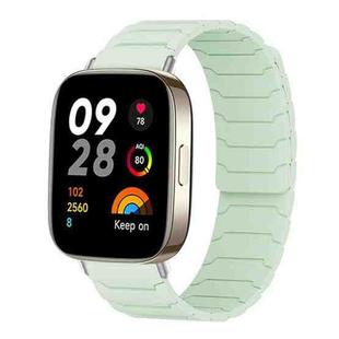 For Redmi Watch 3 xDfind Magnetic Silicone Watch Band(Mint Green)