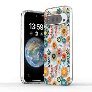 For Google Pixel 9 Electroplated Symphony Phone Case(Chrysanthemum)