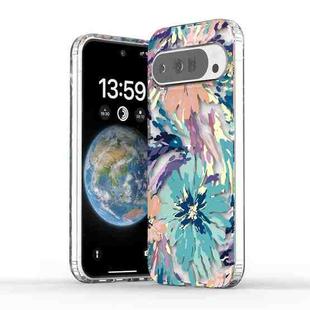 For Google Pixel 10 Electroplated Symphony Phone Case(Watercolor Flower)