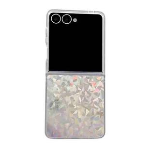 For Samsung Galaxy Z Flip7 5G Transparent Edge PC Folding Phone Case(Northern Lights)
