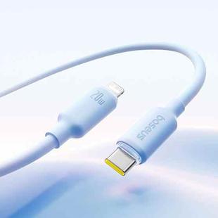 Baseus Foamed Silicone 20W Type-C to 8 Pin Fast Charging Cable, Length: 1m(Blue)