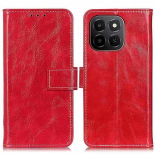 For Honor X6c 4G Retro Crazy Horse Texture Flip Leather Phone Case(Red)