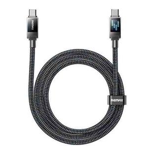 REMAX CB09 PD240W Type-C to Type-C Marquee Braided Fast Charging Data Cable, Length: 1.2m(Black)