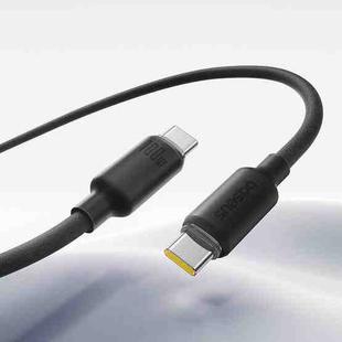 Baseus Foamed Silicone 100W Type-C to Type-C Fast Charging Cable, Length: 1m(Black)