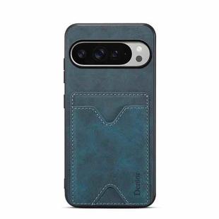For Google Pixel 10 Pro XL Denior D06 PU Back Cover Card Slot Holder Phone Case(Blue)