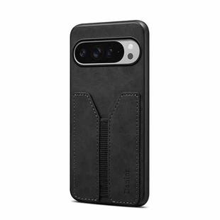 For Google Pixel 10 Pro XL Denior D07 DV Elastic Card Slot PU Back Cover Phone Case(Black)