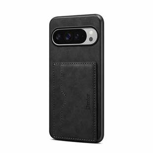 For Google Pixel 10 Pro XL Denior D08 PU Single Card Slot Holder Phone Case(Black)